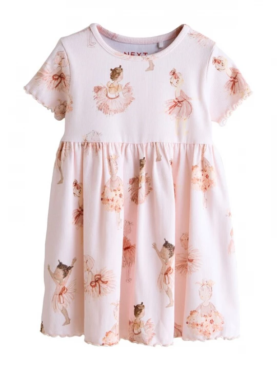 Foto van product Next Jurk beige / bruin / cognac / rosé