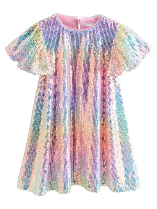 Foto van product Next Jurk blauw / geel / groen / pink