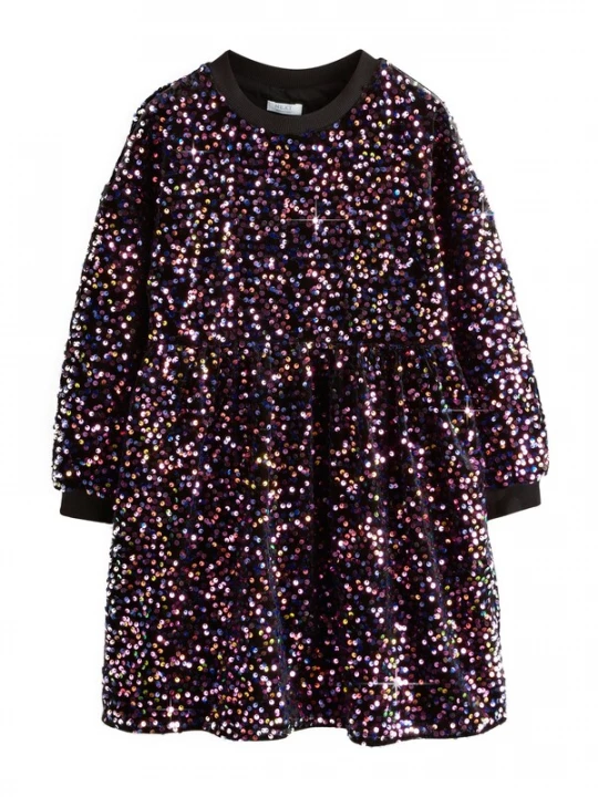 Foto van product Next Jurk blauw / geel / pink / zwart