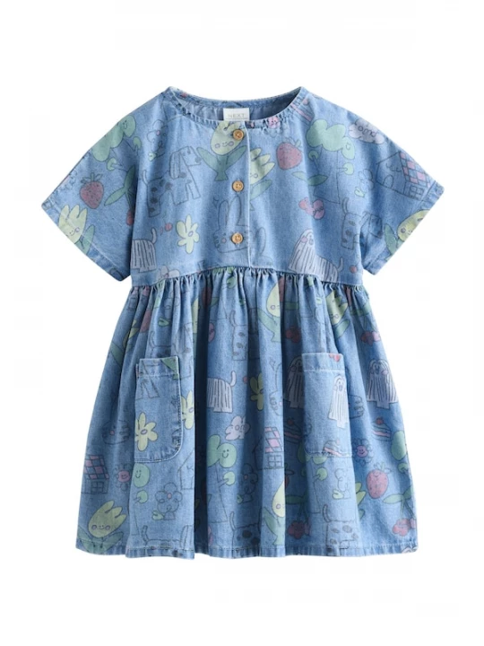 Foto van product Next Jurk blauw / gemengde kleuren