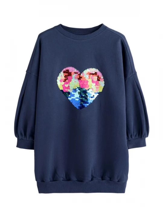 Foto van product Next Jurk blauw / navy / lichtgroen / pink