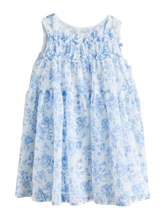 Foto van product Next Jurk blauw / pastelblauw / wit