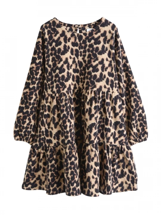 Foto van product Next Jurk bruin / cappuccino / zwart