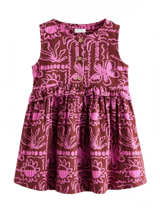 Foto van product Next Jurk chocoladebruin / orchidee