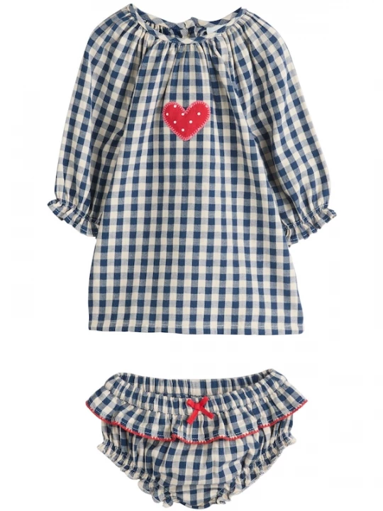Foto van product Next Jurk crème / navy / rood / wit