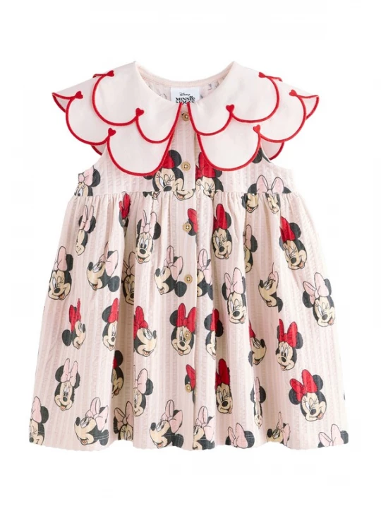 Foto van product Next Jurk 'Disney' poederroze / kersrood / zwart / wit