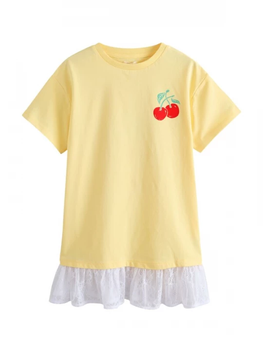 Foto van product Next Jurk geel / rood / wit