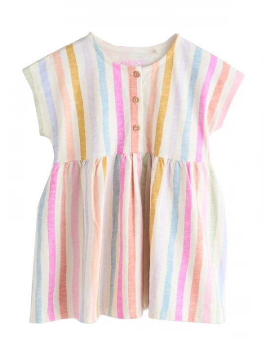Foto van product Next Jurk hemelsblauw / abrikoos / rosa / wolwit