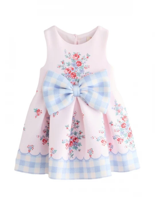 Foto van product Next Jurk hemelsblauw / rosa / rood