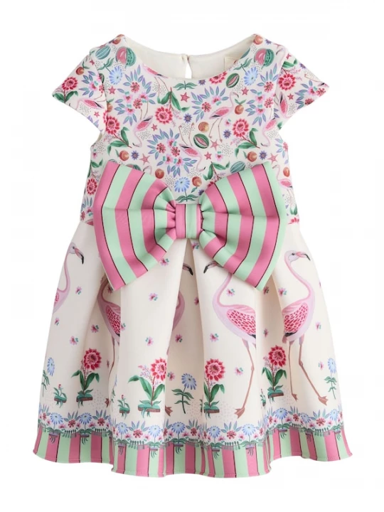Foto van product Next Jurk lichtblauw / groen / pink / wit