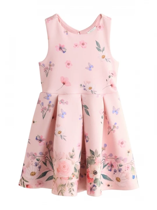 Foto van product Next Jurk lichtblauw / jade groen / rosa / rosé