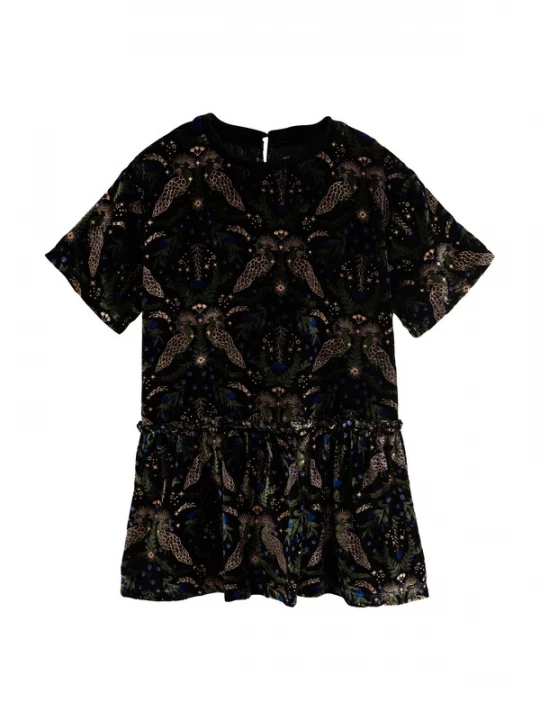 Foto van product Next Jurk navy / brons / olijfgroen