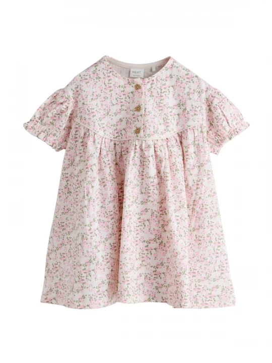 Foto van product Next Jurk olijfgroen / pink / wit