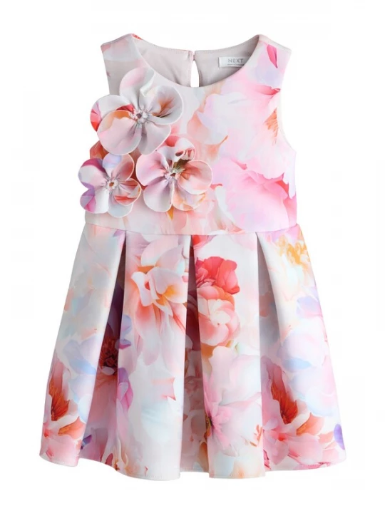 Foto van product Next Jurk oranje / pink / pitaja roze / wit