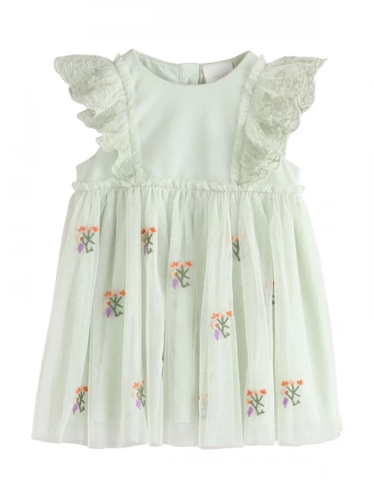 Foto van product Next Jurk pastelgroen / lila / oranje