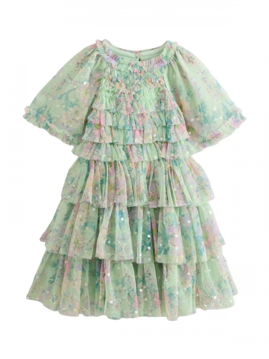 Foto van product Next Jurk pastelgroen / pastelroze