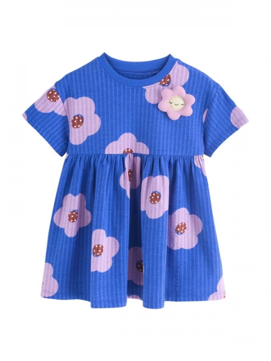 Foto van product Next Jurk royal blue / koningsblauw / sering / wijnrood / wit