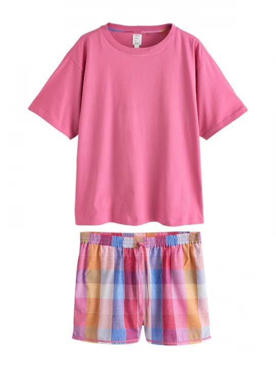 Foto van product Next Korte pyjama blauw / lila / oranje / pink