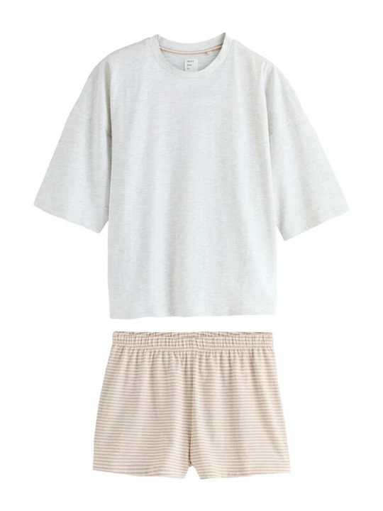 Foto van product Next Korte pyjama sand / grijs gemêleerd