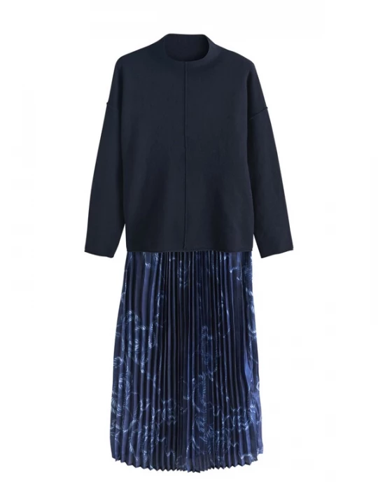Foto van product Next Jurk navy / donkerblauw / wit