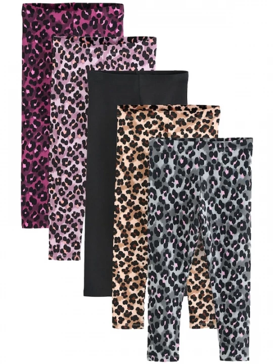 Foto van product Next Leggings cappuccino / mintgroen / orchidee / zwart