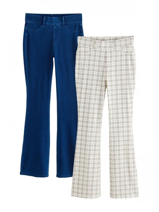 Foto van product Next Leggings crème / blauw denim / bruin