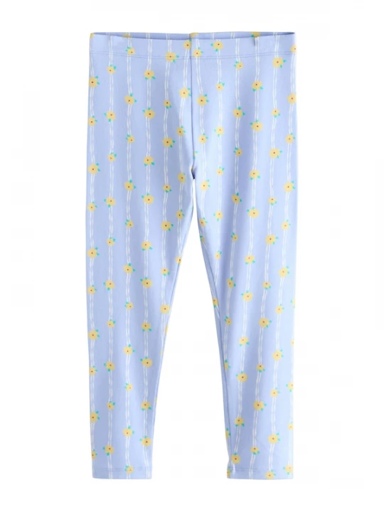 Foto van product Next Leggings lichtblauw / geel / limoen / wit