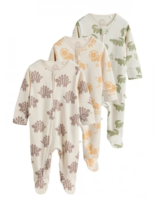 Foto van product Next Nachtkledij beige / bruin / groen / lichtoranje