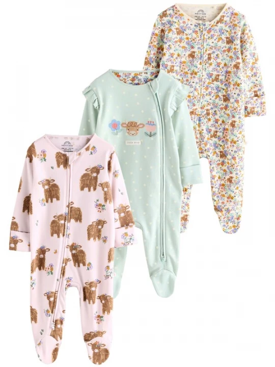 Foto van product Next Nachtkledij beige / bruin / mintgroen / oudroze