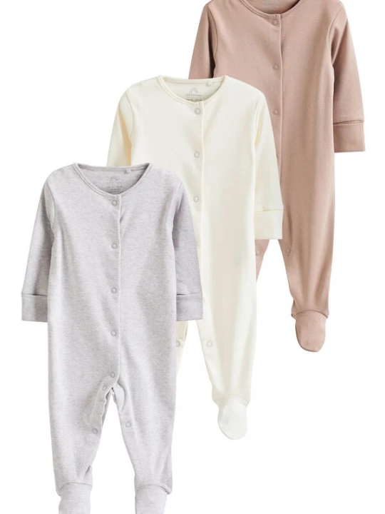 Foto van product Next Nachtkledij beige / grijs gemêleerd / wit