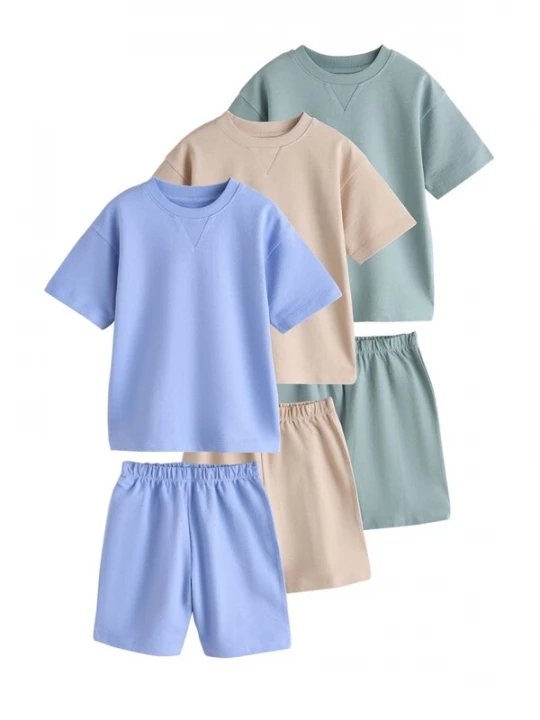 Foto van product Next Nachtkledij beige / lichtblauw / groen