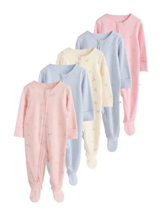 Foto van product Next Nachtkledij beige / lichtblauw / rosa / zwart