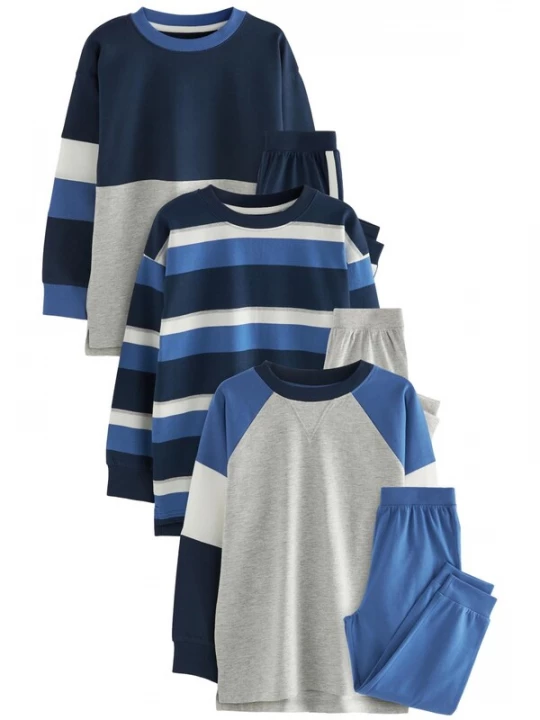 Foto van product Next Nachtkledij blauw / donkerblauw / lichtgrijs / zwart