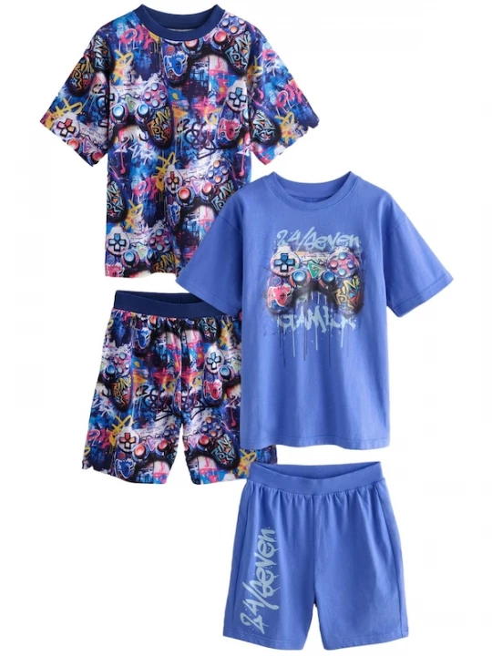 Foto van product Next Nachtkledij blauw / gemengde kleuren