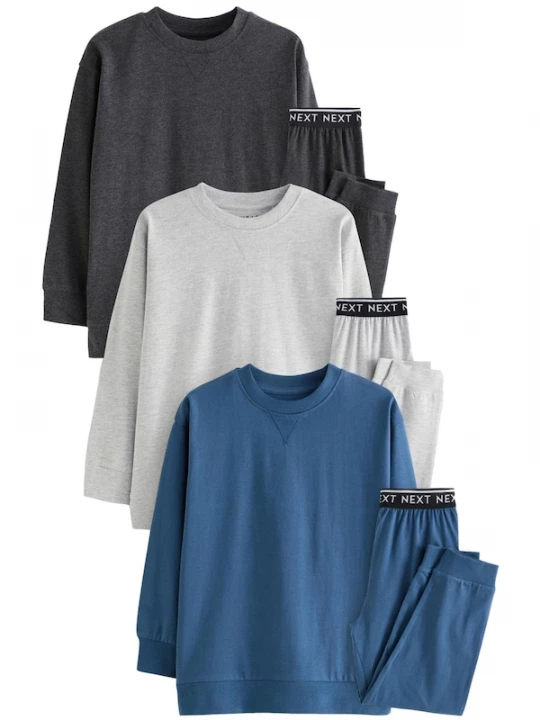 Foto van product Next Nachtkledij blauw / grijs gemêleerd / zwart / wit