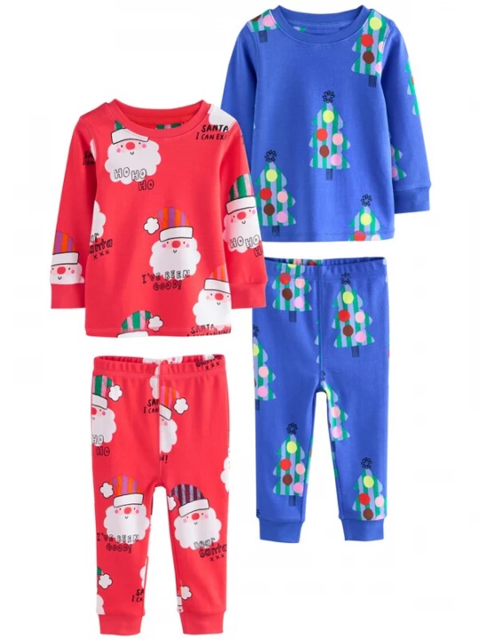 Foto van product Next Nachtkledij blauw / groen / rood / wit