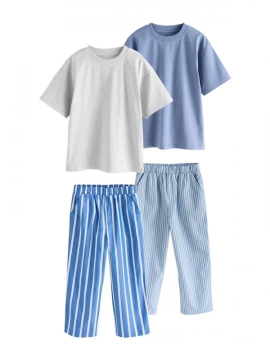 Foto van product Next Nachtkledij blauw / lichtblauw / grijs / wit