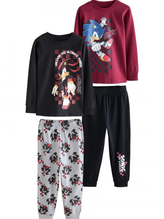 Foto van product Next Nachtkledij blauw / rood / bourgogne / zwart