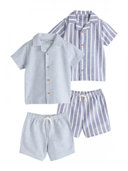 Foto van product Next Nachtkledij blauw / wit
