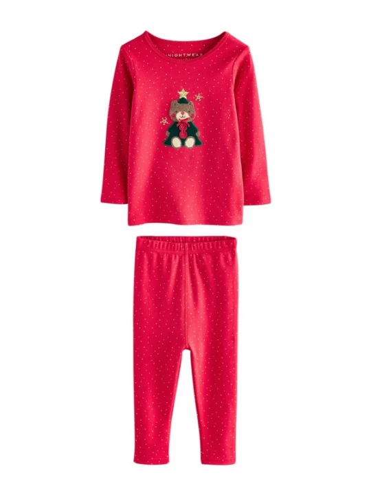 Foto van product Next Nachtkledij 'Christmas' bruin / donkergroen / rood