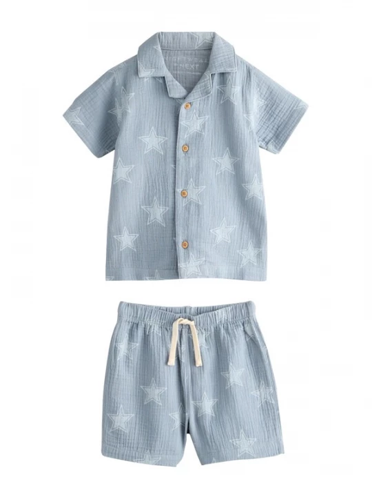 Foto van product Next Nachtkledij duifblauw / pastelblauw