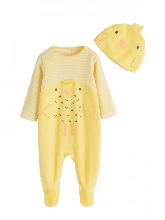 Foto van product Next Nachtkledij 'Easter Chick' geel / abrikoos / zwart