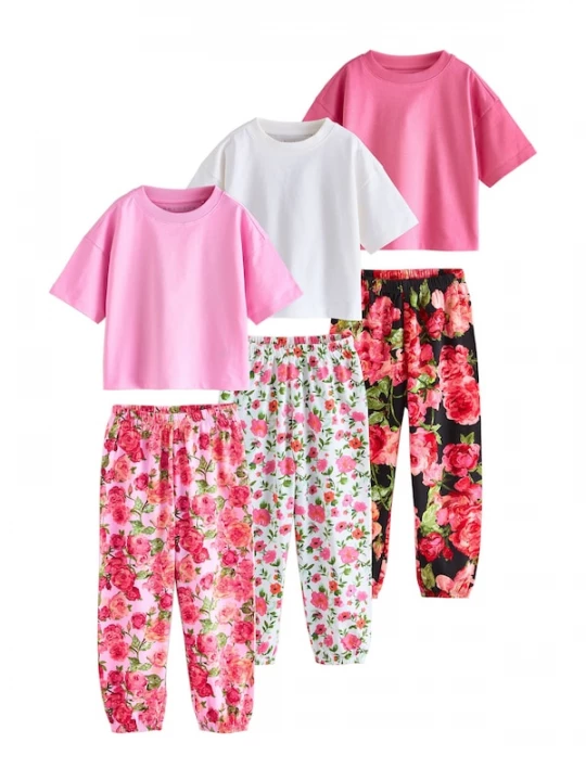 Foto van product Next Nachtkledij groen / pink / rosa / zwart / wit