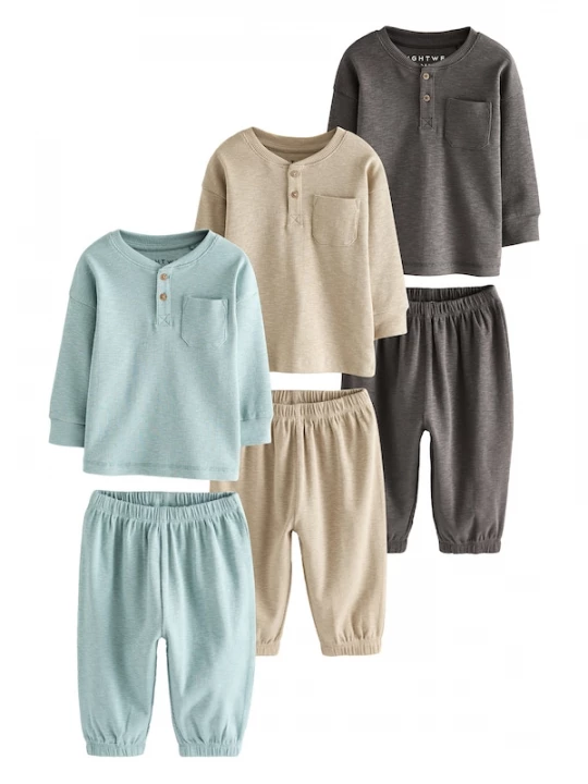 Foto van product Next Nachtkledij lichtblauw / taupe / donkergrijs