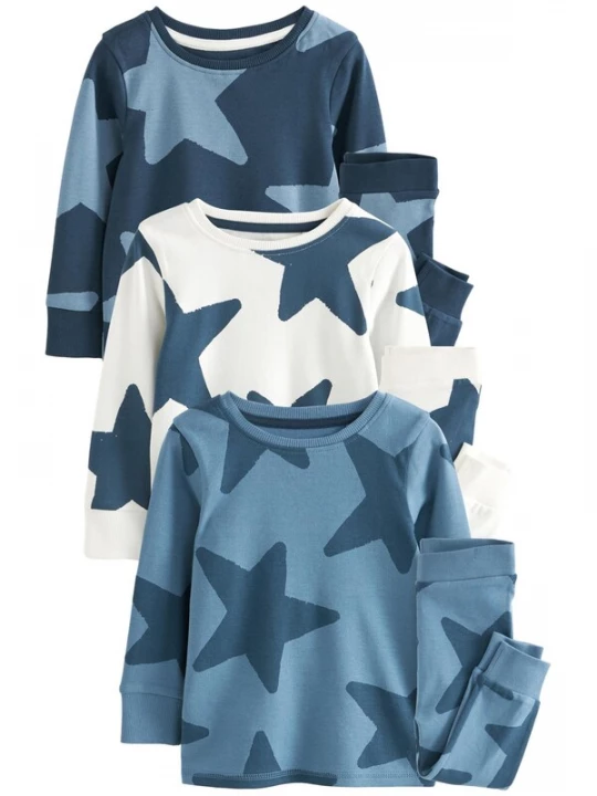 Foto van product Next Nachtkledij navy / lichtblauw / wit