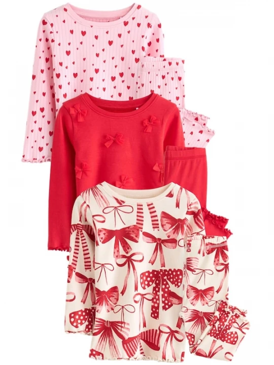 Foto van product Next Nachtkledij rosa / rood / offwhite