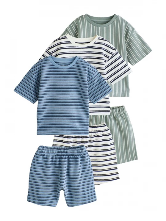 Foto van product Next Nachtkledij saffier / pastelgroen / zwart / offwhite