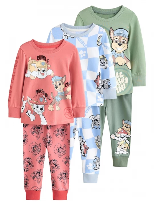 Foto van product Next Nachtkledij 'Snuggle' lichtblauw / pastelgroen / rood / zwart