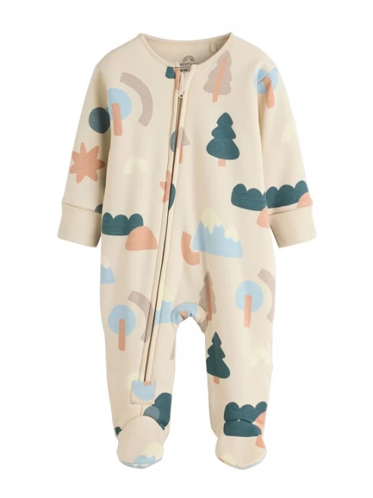 Foto van product Next Nachtkledij 'Tog' beige / camel / lichtblauw / spar