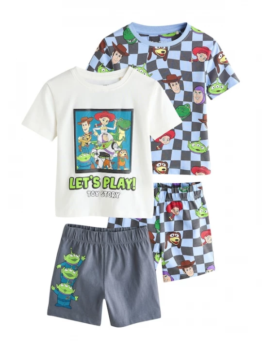Foto van product Next Nachtkledij 'Toy Story' lichtblauw / grijs / lichtgroen / wit